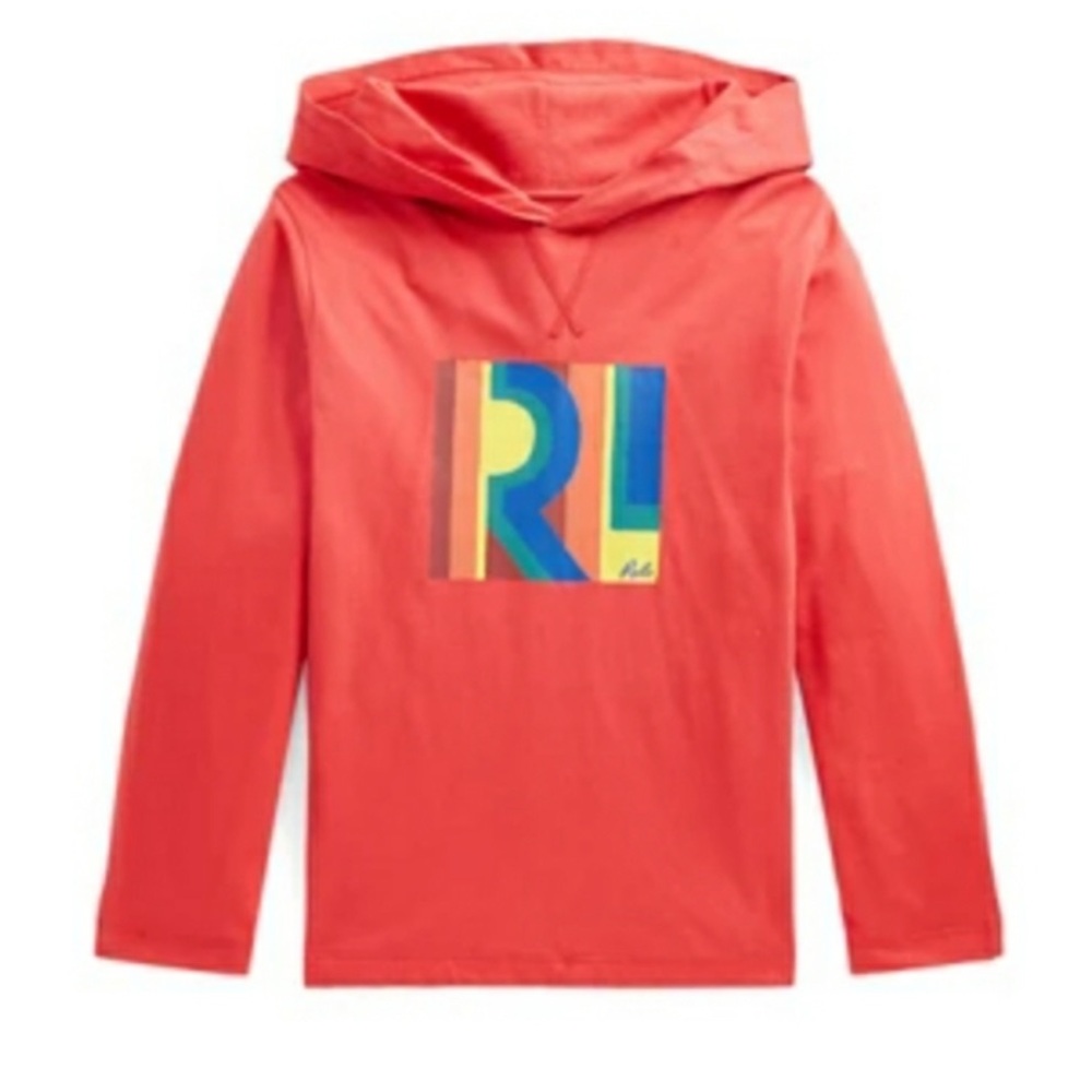 Polo Ralph Lauren Boy's Logo Cotton Hooded T-Shirt, size 8